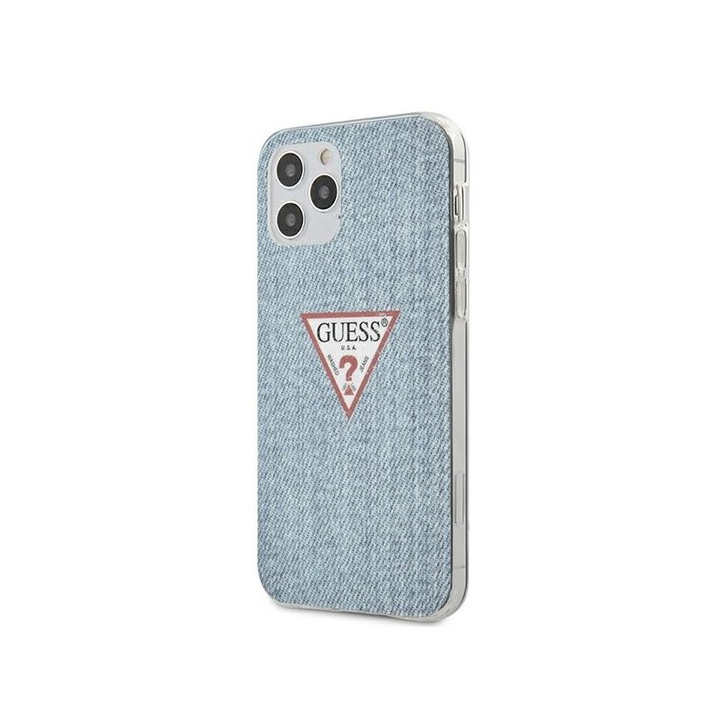 Guess iPhone 12/12 Pro light blue hardcase Jeans Collection