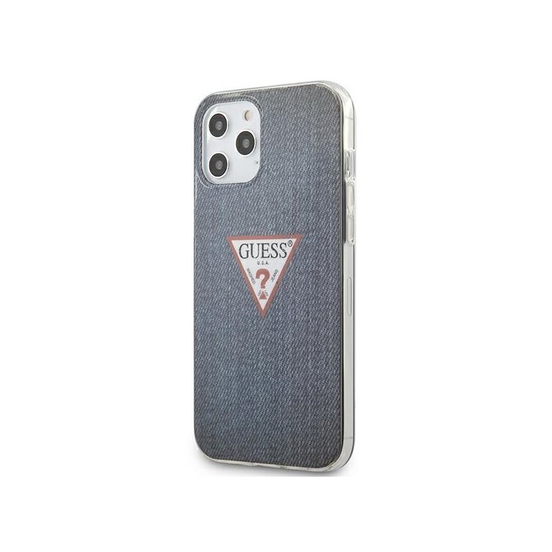 Guess iPhone 12 Pro Max dark blue hardcase Jeans Collection Guess iPhone 12 Pro Max dark blue hardcase Jeans Collection
