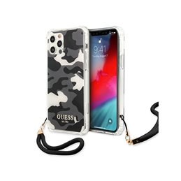 Guess iPhone 12 Pro Max black hardcase Camo Collection