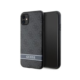 Guess iPhone Xr/11 grey hardcase 4G Stripe