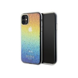 Guess iPhone Xr/11 hardcase IML Faceted Mirror Disco Iridescent