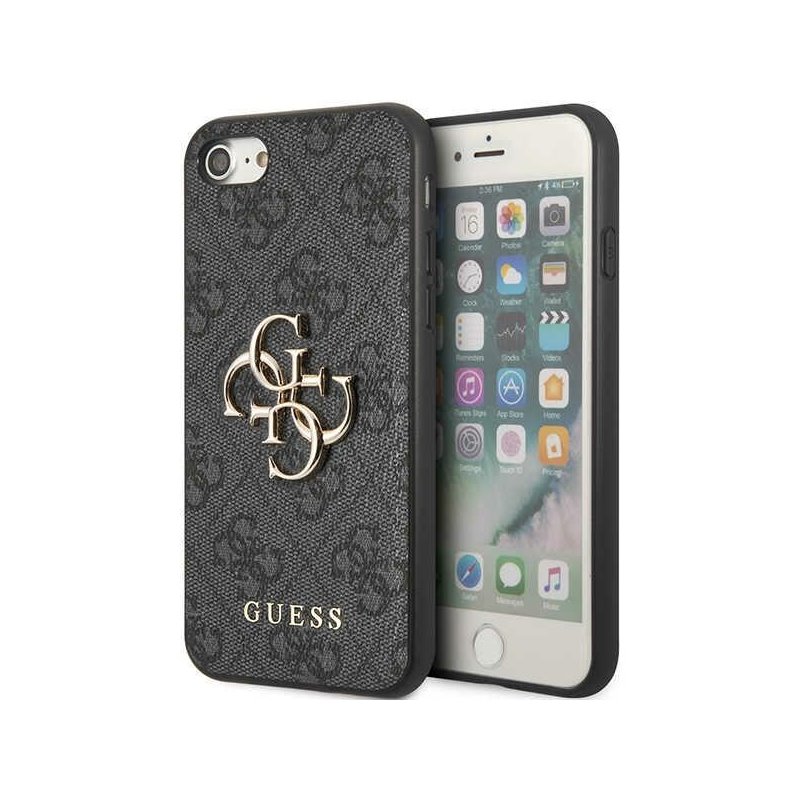 Guess iPhone 7/8/SE 2020/SE 2022 grey hardcase 4G Big Metal Logo