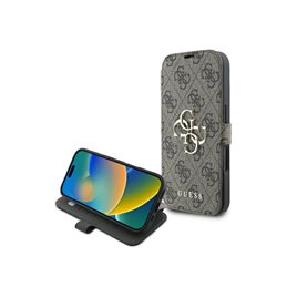 Guess iPhone 16 Plus brown book 4G Metal Logo
