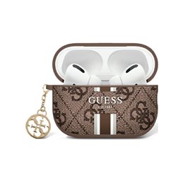 Guess AirPods Pro 2 (2022/2023) cover brown 4G Printed Stripes Charm