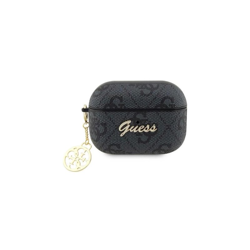 Guess AirPods Pro 2 (2022/2023) cover black 4G Charm Collection