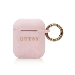 Guess AirPods cover pink Silicone Glitter