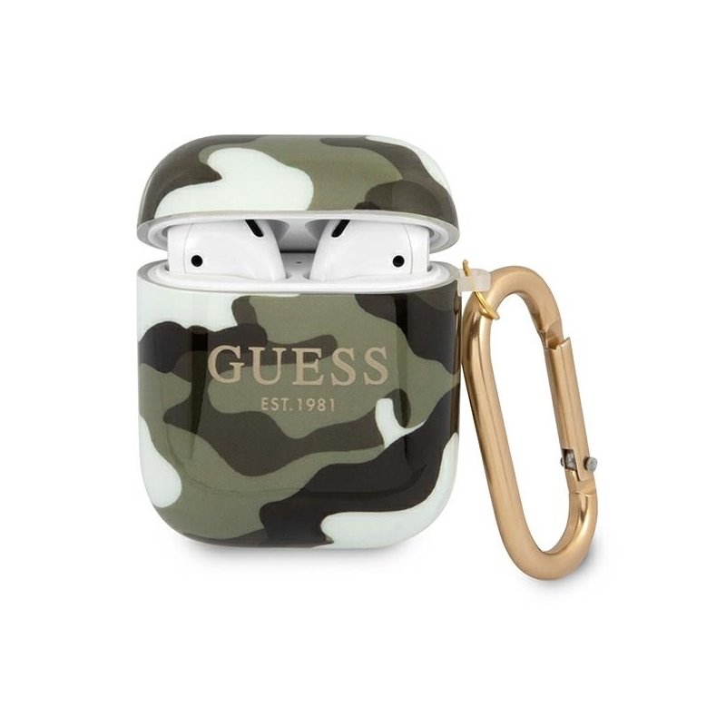 Guess AirPods cover khaki Camo Collection