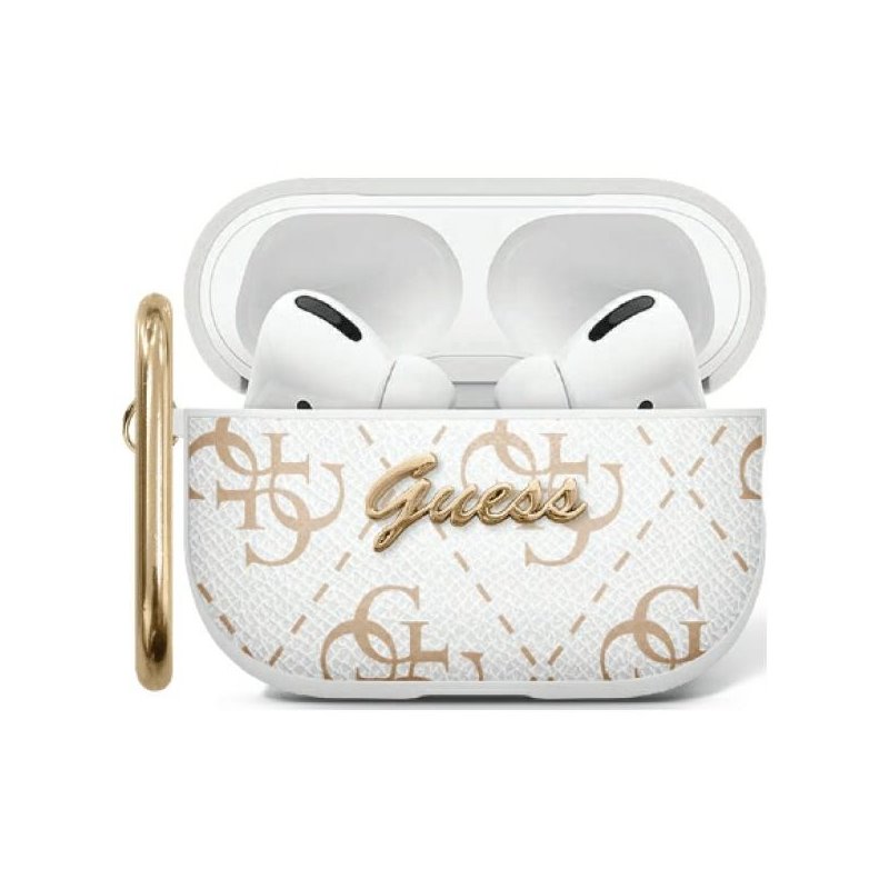 Guess AirPods 1/2 cover white 4G Hook Guess AirPods 1/2 cover white 4G Hook