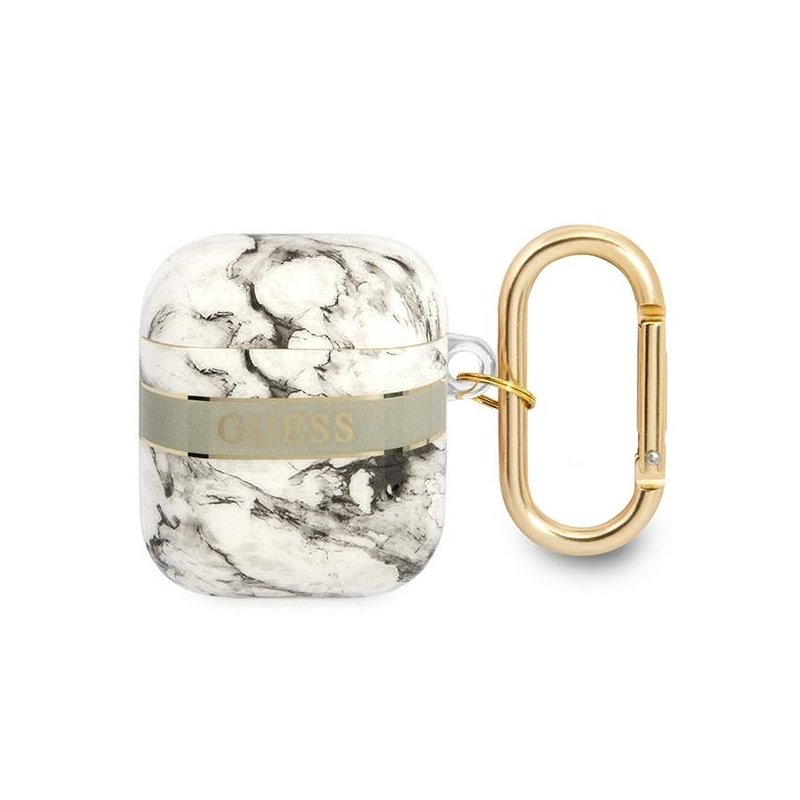 Guess AirPods cover grey Marble Strap Collection
