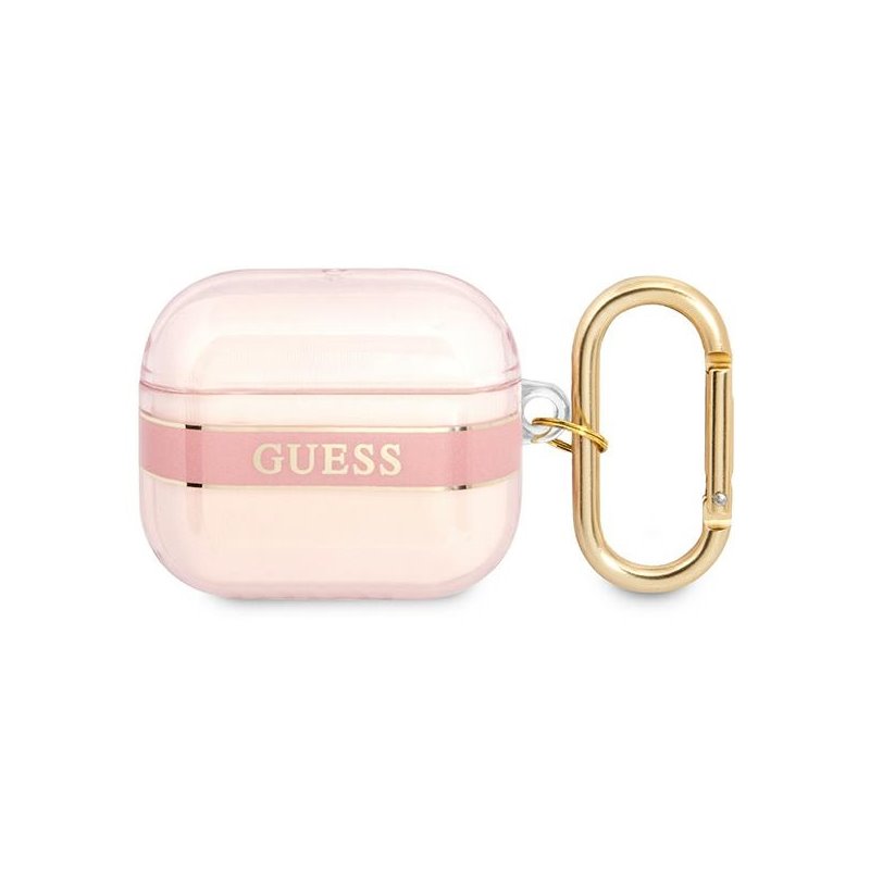 Guess AirPods 3 cover pink Strap Collection