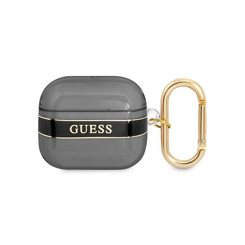 Guess AirPods 3 cover black Strap Collection Guess AirPods 3 cover black Strap Collection