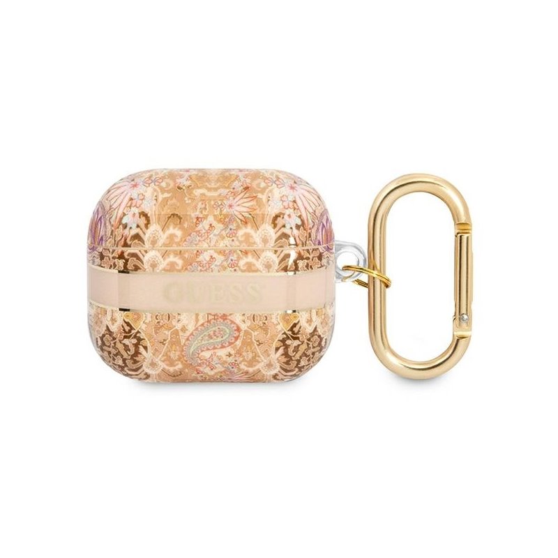 Guess AirPods 3 cover gold Paisley Strap Collection