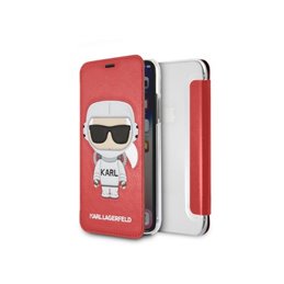 Karl Lagerfeld iPhone X/XS bookcase red Karl Space Cosmonaut