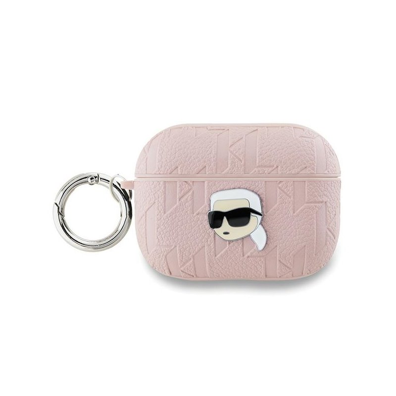 Karl Lagerfeld AirPods Pro2 (2022/2023) cover pink Monogram Karl Head Karl Lagerfeld AirPods Pro2 (2022/2023) cover pink Monogram Karl Head