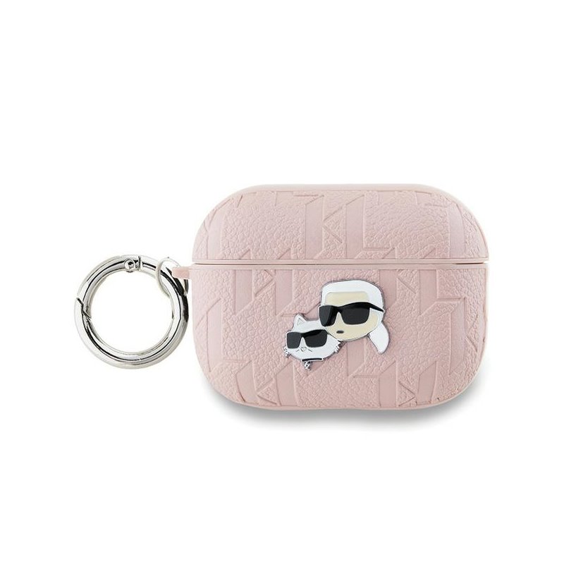 Karl Lagerfeld AirPods Pro2 (2022/2023) cover pink Monogram Karl&Choupette Karl Lagerfeld AirPods Pro2 (2022/2023) cover pink Monogram Karl&Choupette