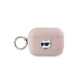 Karl Lagerfeld AirPods Pro2 (2022/2023) cover pink Monogram Choupette Head