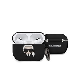 Karl Lagerfeld AirPods Pro cover black Silicone Ikonik