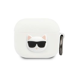 Karl Lagerfeld AirPods 3 cover white Silicone Choupette