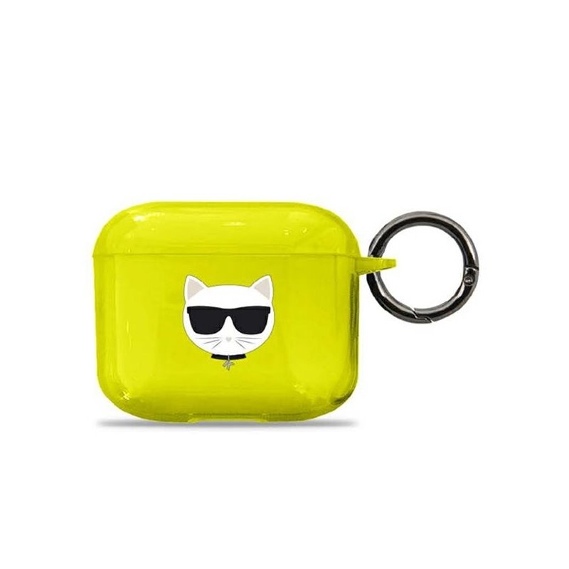 Karl Lagerfeld AirPods 3 cover yellow Choupette