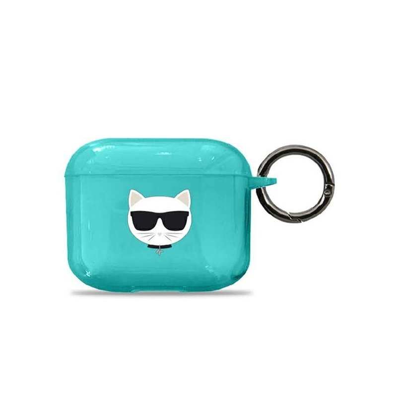 Karl Lagerfeld AirPods 3 cover blue Choupette Karl Lagerfeld AirPods 3 cover blue Choupette