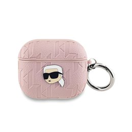 Karl Lagerfeld AirPods 3 cover pink Monogram Karl Head