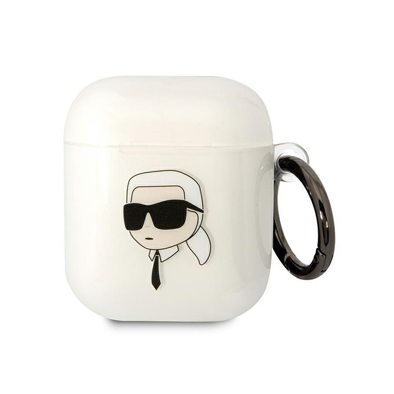 Karl Lagerfeld AirPods 1/2 cover transparent Karl`s Head