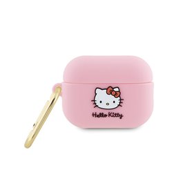 Hello Kitty AirPods Pro 2 (2022/2023) Cover Pink Silicone 3D Kitty Head