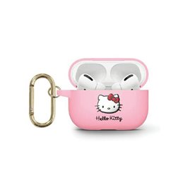 Hello Kitty AirPods 3 Cover Pink Silicone 3D Kitty Head