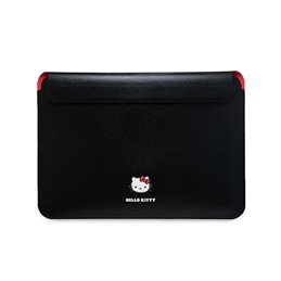 Hello Kitty Sleeve 14 black PU Metal Logo