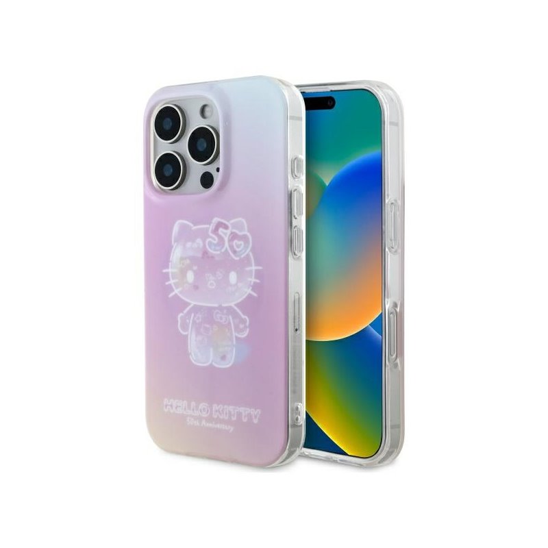 Hello Kitty iPhone 16 Pro Max pink hardcase IML 50TH Anniversary Magsafe Hello Kitty iPhone 16 Pro Max pink hardcase IML 50TH Anniversary Magsafe