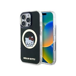 Hello Kitty iPhone 16 Pro black hardcase IML Sweet Kitty Magsafe