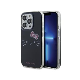 Hello Kitty iPhone 15 Pro Max black hardcase IML Kitty Face