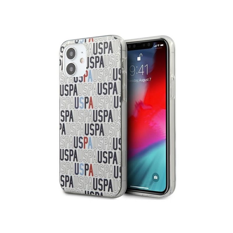 US Polo iPhone 12 mini white Logo Mania Collection US Polo iPhone 12 mini white Logo Mania Collection