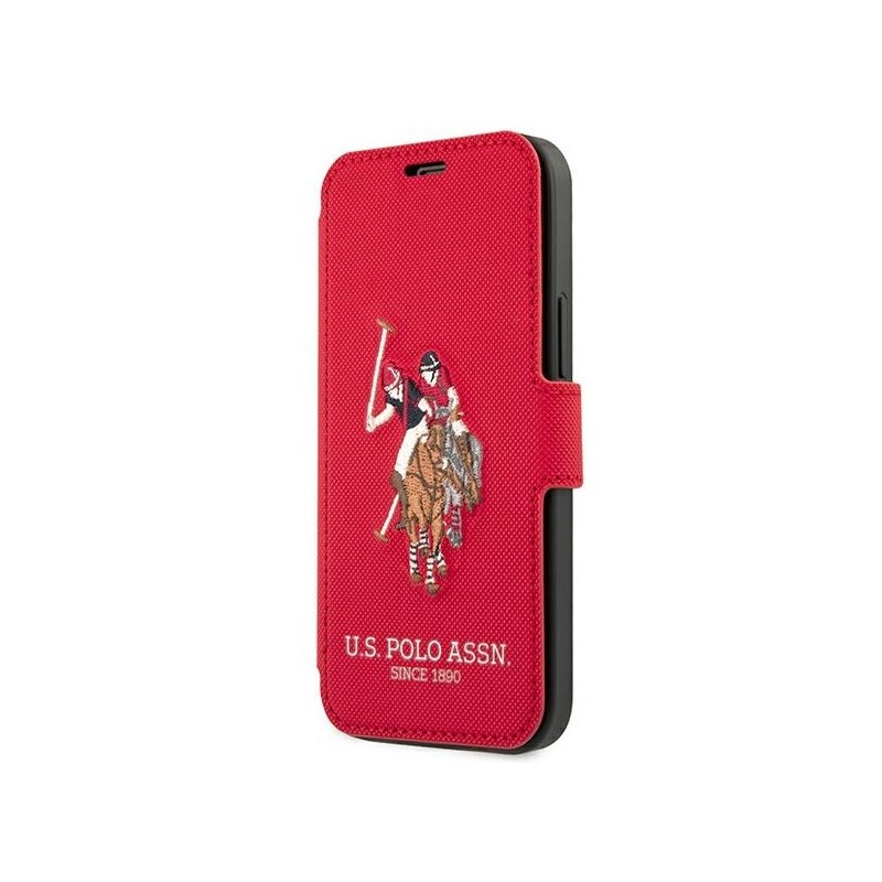 US Polo iPhone 12/12 Pro red book Polo Embroidery Collection US Polo iPhone 12/12 Pro red book Polo Embroidery Collection