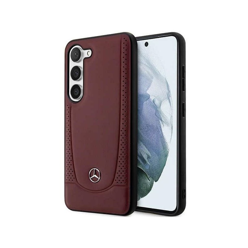 Mercedes Samsung Galaxy S23+ S916 Red Hardcase Leather Urban Bengale Mercedes Samsung Galaxy S23+ S916 Red Hardcase Leather Urban Bengale