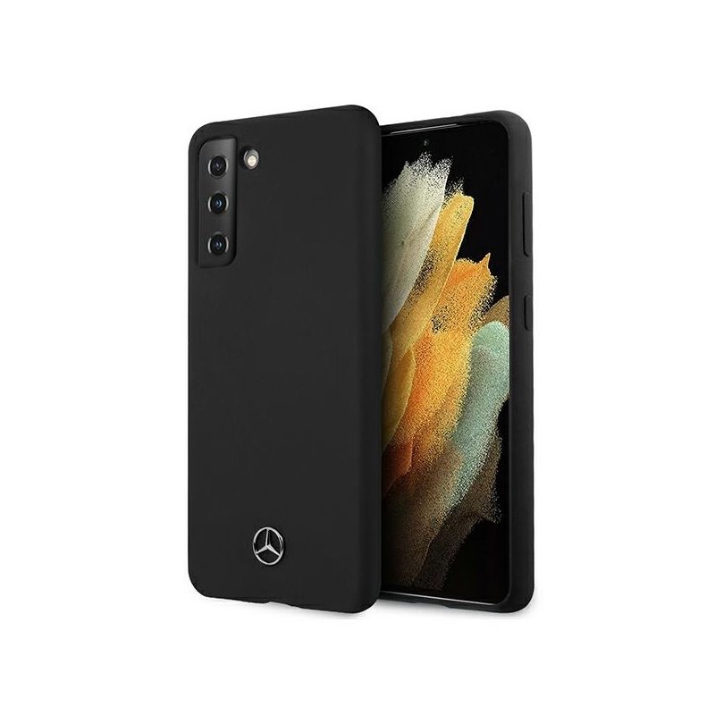 Mercedes Samsung Galaxy S21+ G996 black hardcase Silicone Line Mercedes Samsung Galaxy S21+ G996 black hardcase Silicone Line