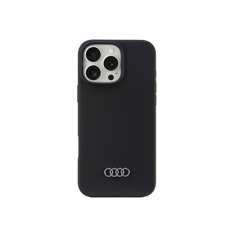 Audi Silicone Case iPhone 16 Pro Max black hardcase