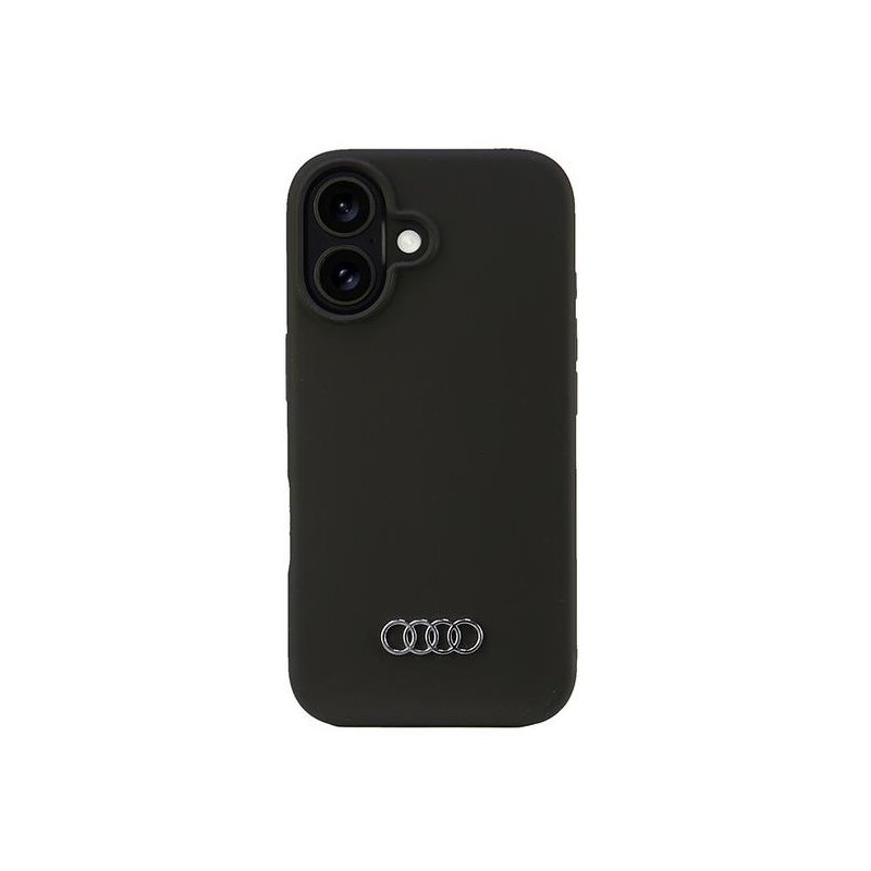 Audi Silicone Case iPhone 16 black hardcase Audi Silicone Case iPhone 16 black hardcase