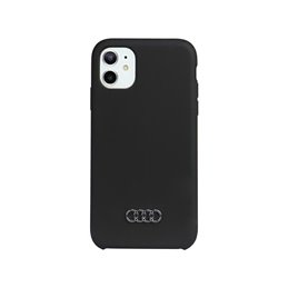 Audi Silicone Case iPhone 12/12 Pro black hardcase