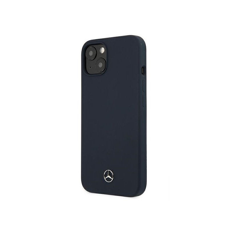 Mercedes iPhone 13 mini navy hardcase Silicone Line Mercedes iPhone 13 mini navy hardcase Silicone Line