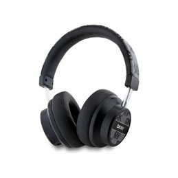 DKNY Headphones Bluetooth black Checkered Pattern