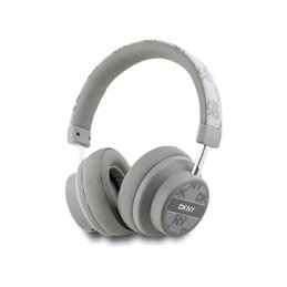 DKNY Headphones Bluetooth beige Checkered Pattern