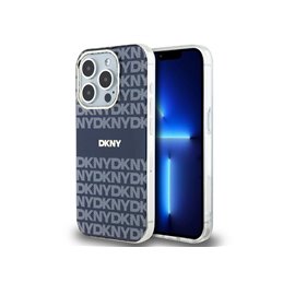 DKNY iPhone 15 Pro Max blue hardcase IML Mono & Stripe MagSafe
