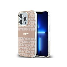 DKNY iPhone 13 Pro Max pink hardcase IML Mono & Stripe MagSafe