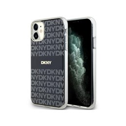 DKNY iPhone 11/Xr black hardcase IML Mono & Stripe MagSafe