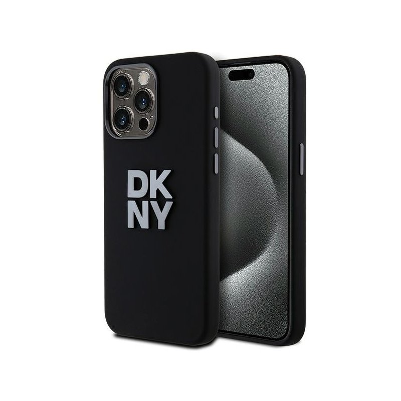 DKNY iPhone 15 Pro hardcase Liquid Silicone Metal Logo DKNY iPhone 15 Pro hardcase Liquid Silicone Metal Logo