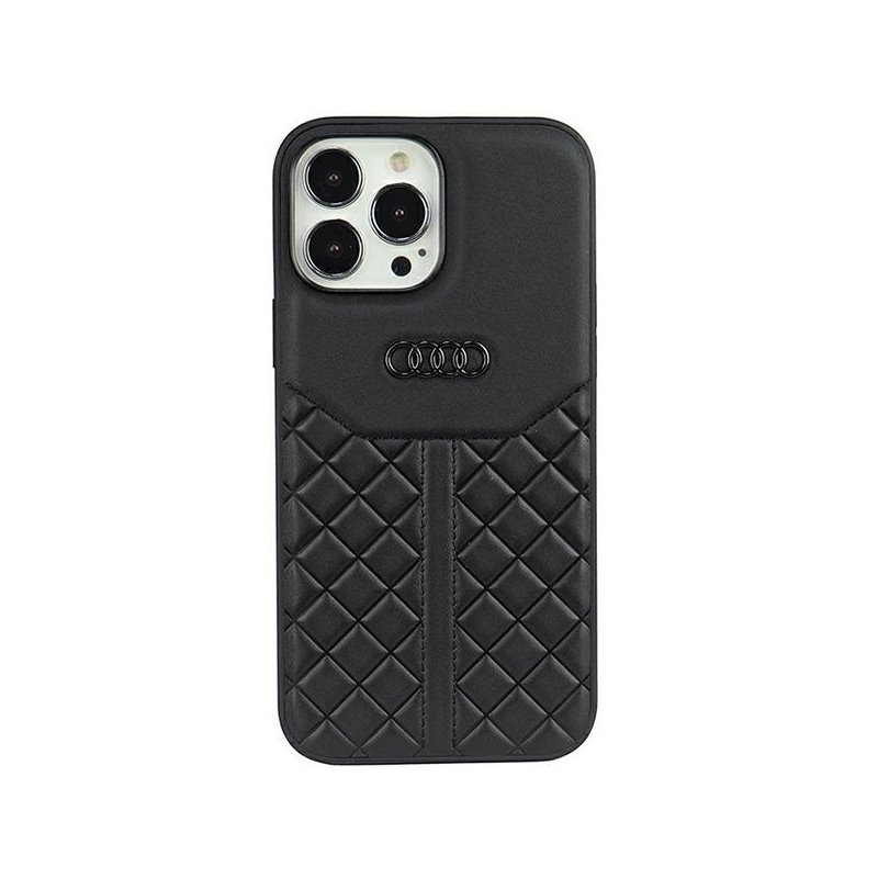 Audi iPhone 13/13 Pro black hardcase Genuine Leather Audi iPhone 13/13 Pro black hardcase Genuine Leather
