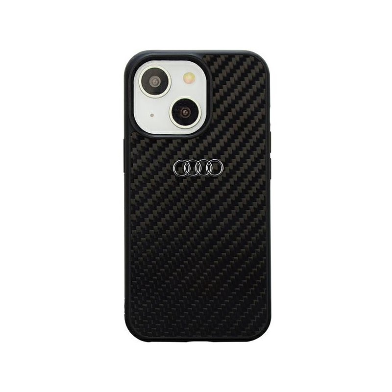 Audi iPhone 13/14/15 black hardcase Carbon Fiber Audi iPhone 13/14/15 black hardcase Carbon Fiber