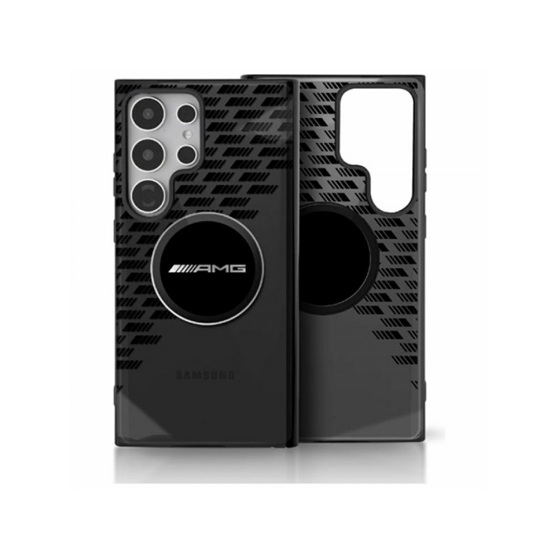 AMG Samsung Galaxy S25 Transparent Rhombs MagSafe Ultra black AMG Samsung Galaxy S25 Transparent Rhombs MagSafe Ultra black
