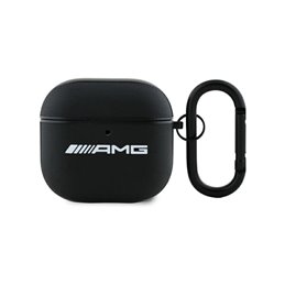 AMG AirPods 4 cover white Leather White Logo